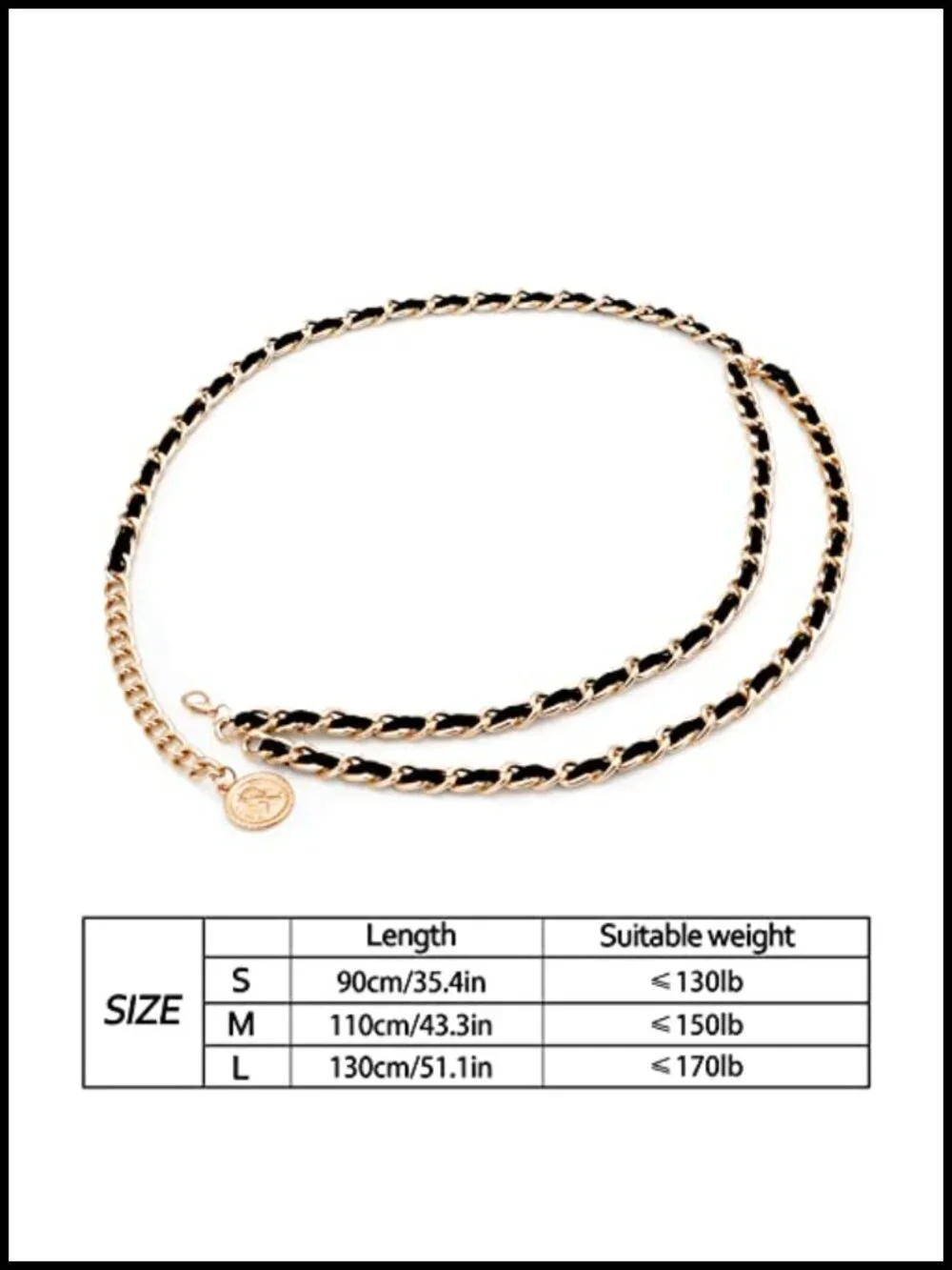 Layered Body Chain Belt with Tassels for Jeans & Dresses